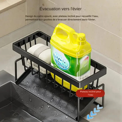 Organisateur d'Évier en Acier Inoxydable