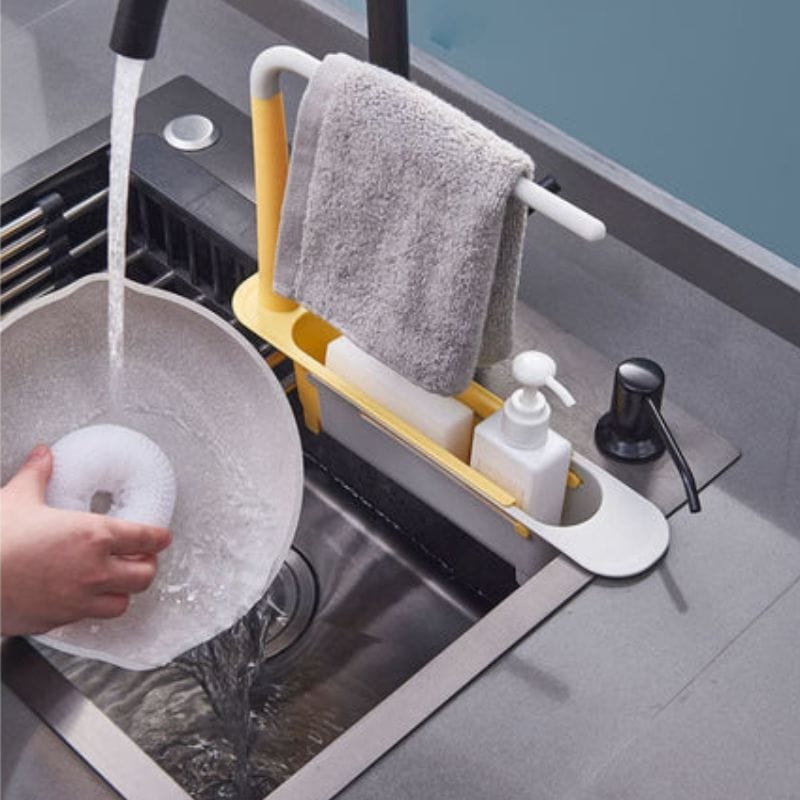 Organisateur d'évier coulissant