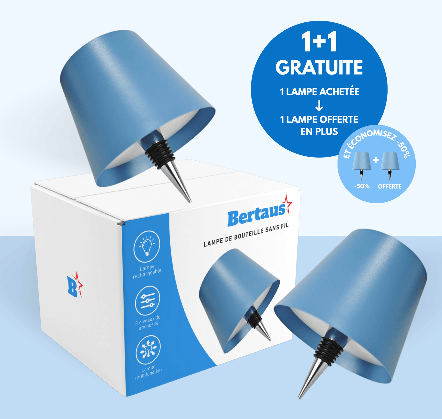 Pack de lampes bouteilles | 1 ACHETÉE = 1 GRATUITE