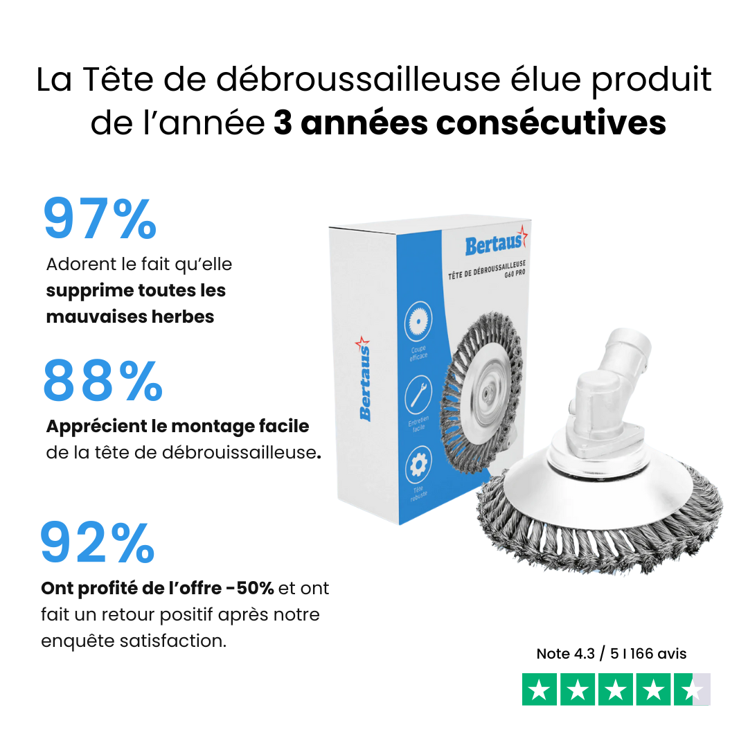 Tête de débroussailleuse G60 PRO