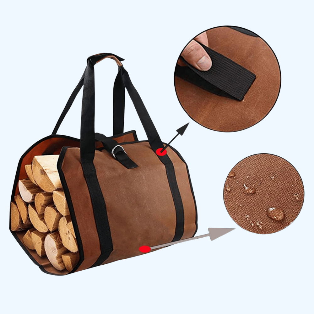 Sac de transport de bûches