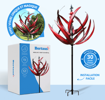 Moulin à vent en métal