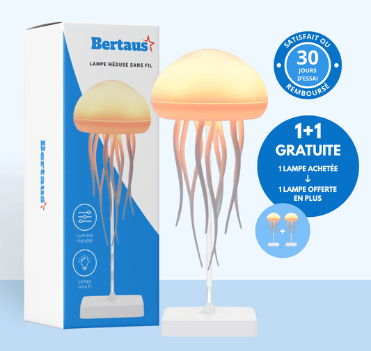 Lampe méduse sans fil