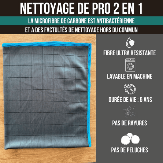 Kit de Chiffons en Microfibre Ultra-Efficace