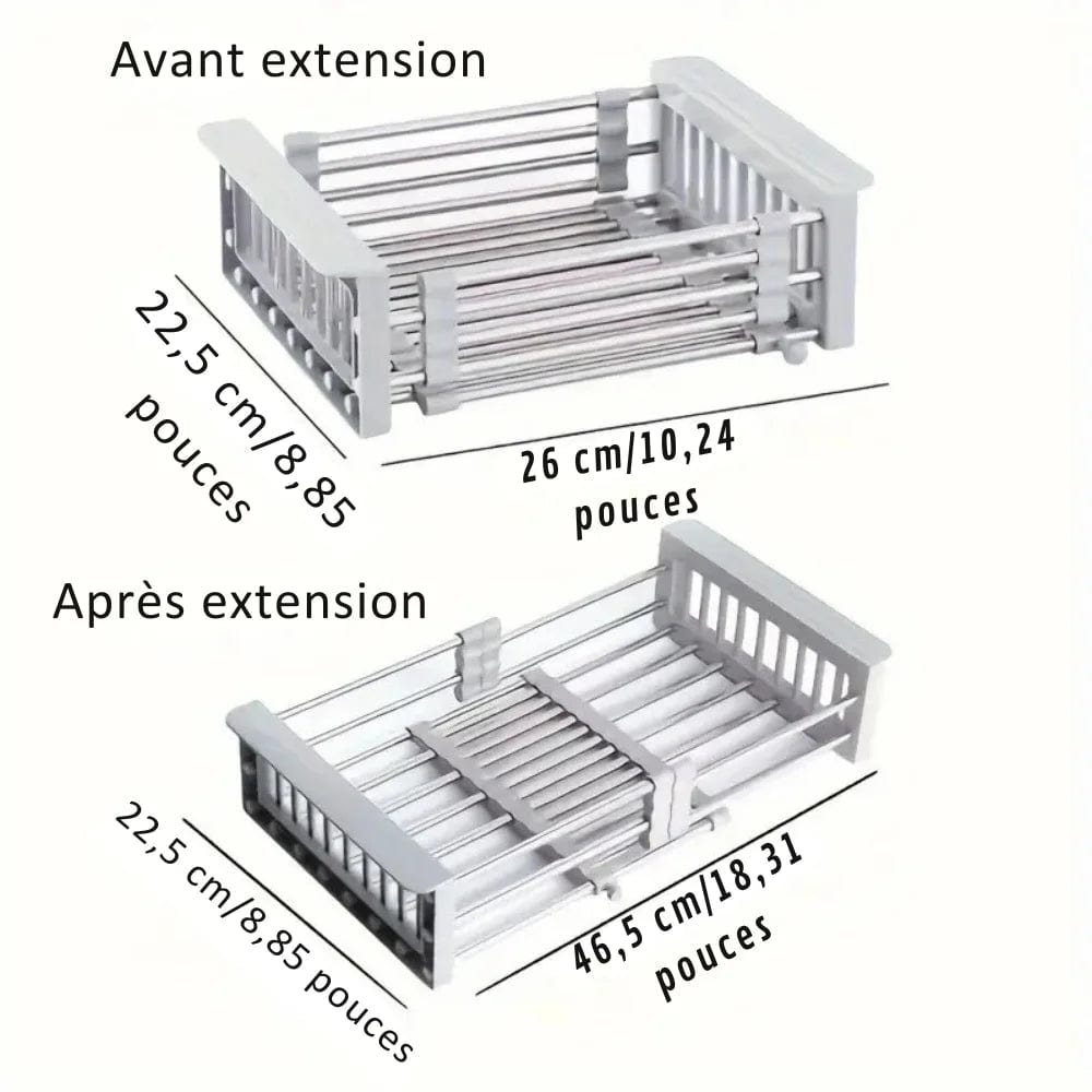Égouttoir en Acier Inoxydable