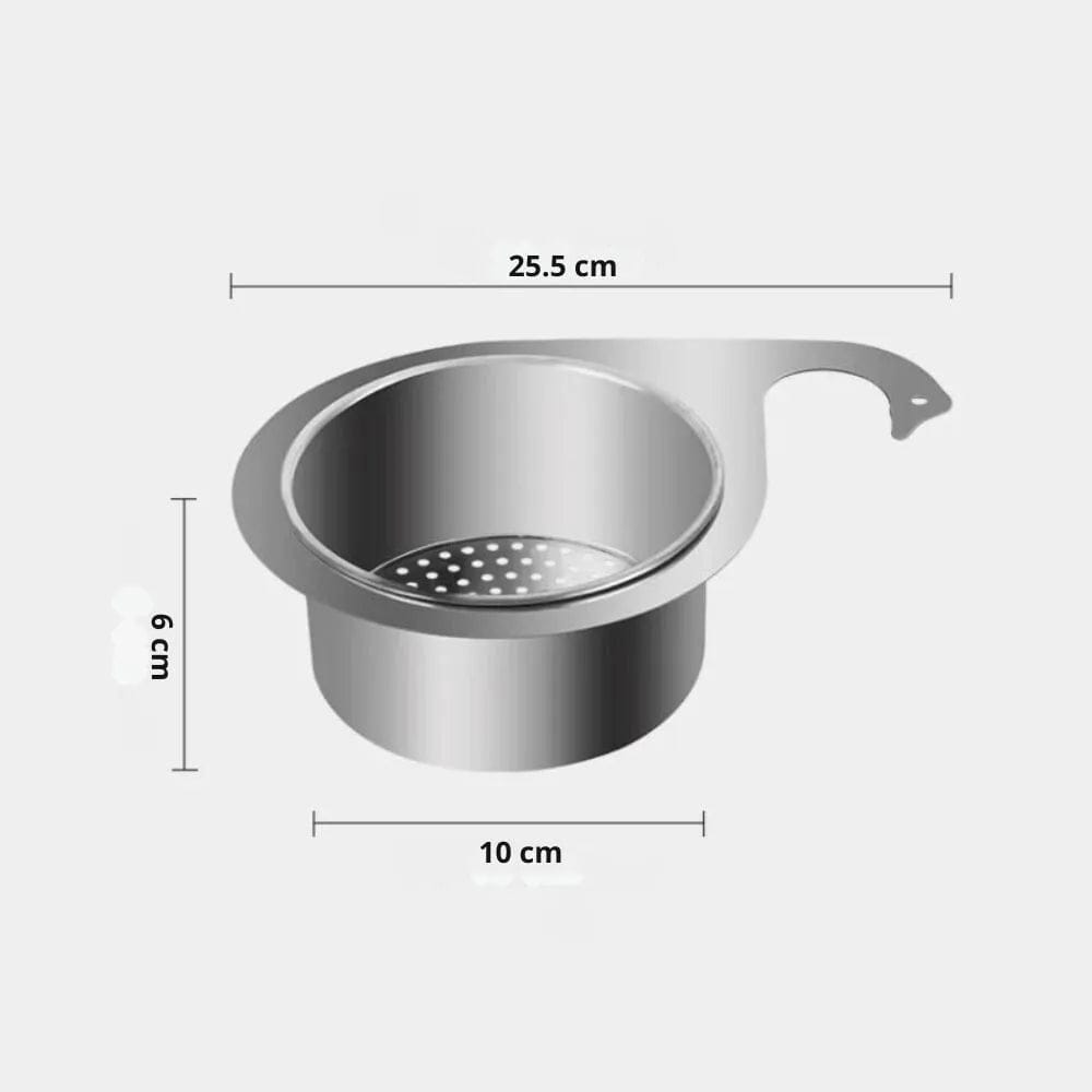 Panier d'évier en acier inoxydable