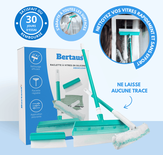 Raclette à vitres en silicone Aquaclean