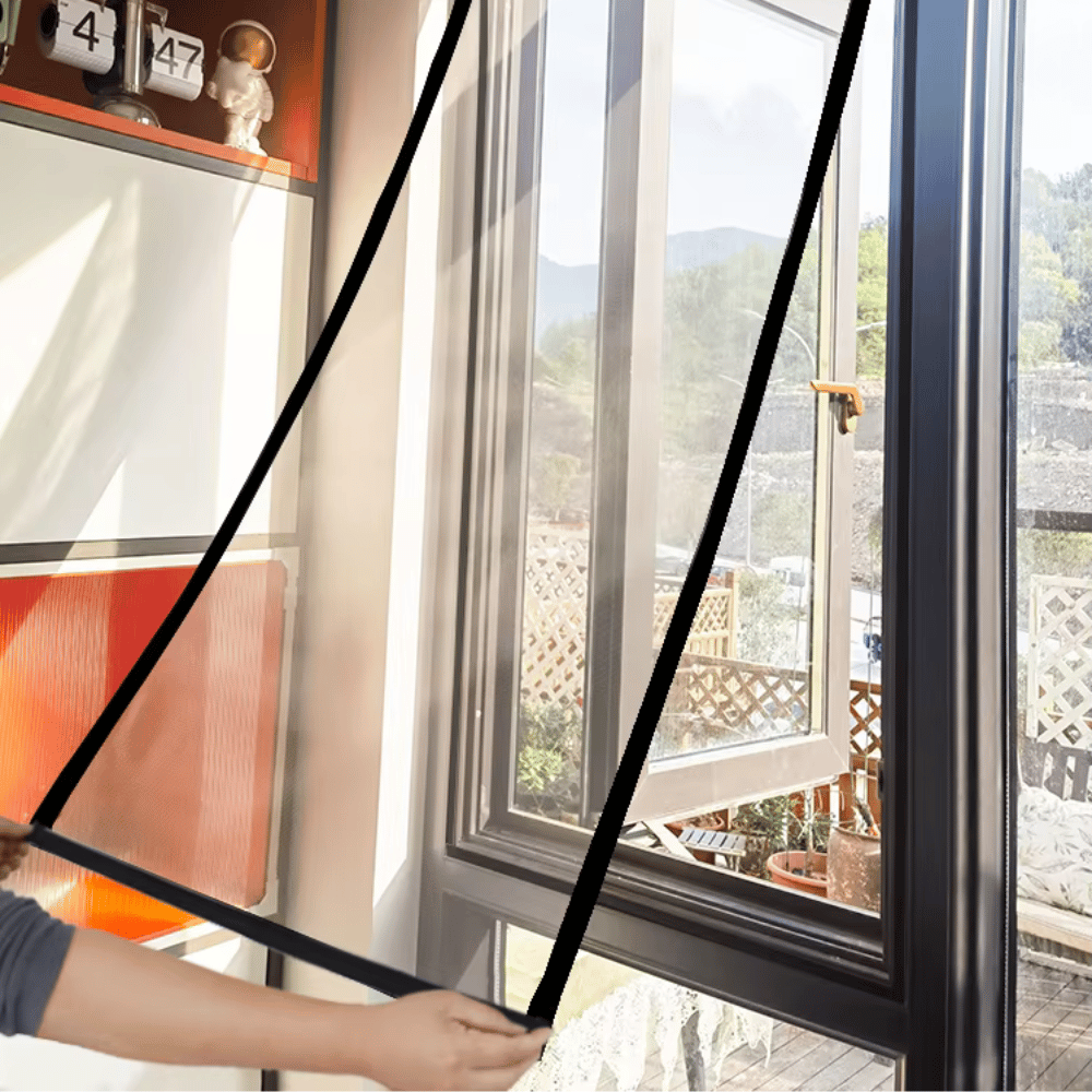 Moustiquaire magnétique pour fenêtre