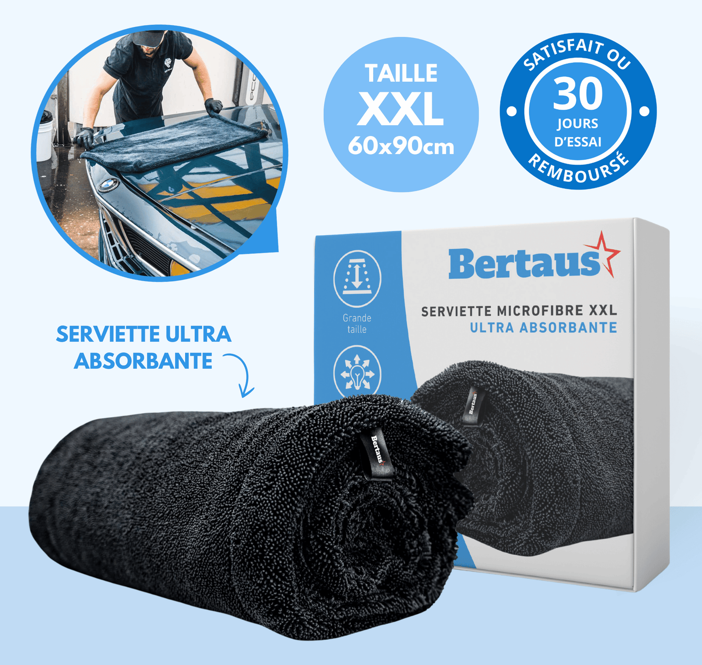 Serviette microfibre XXL