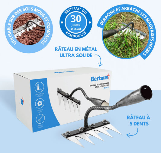 Râteau de désherbage révolutionnaire