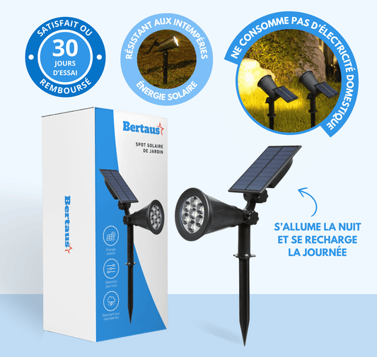 Spot solaire de jardin