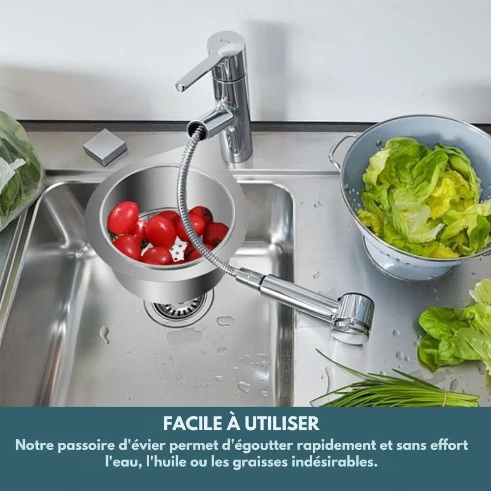 Panier d'évier en acier inoxydable