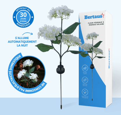 Fleur féerique à énergie solaire