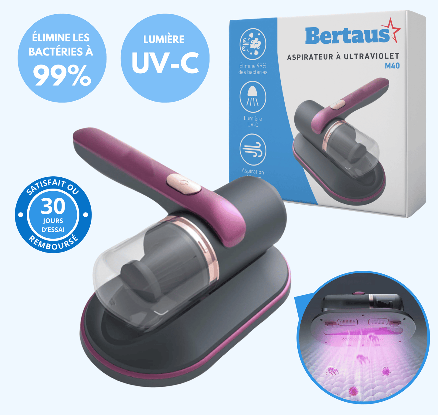 Aspirateur à ultraviolet M40