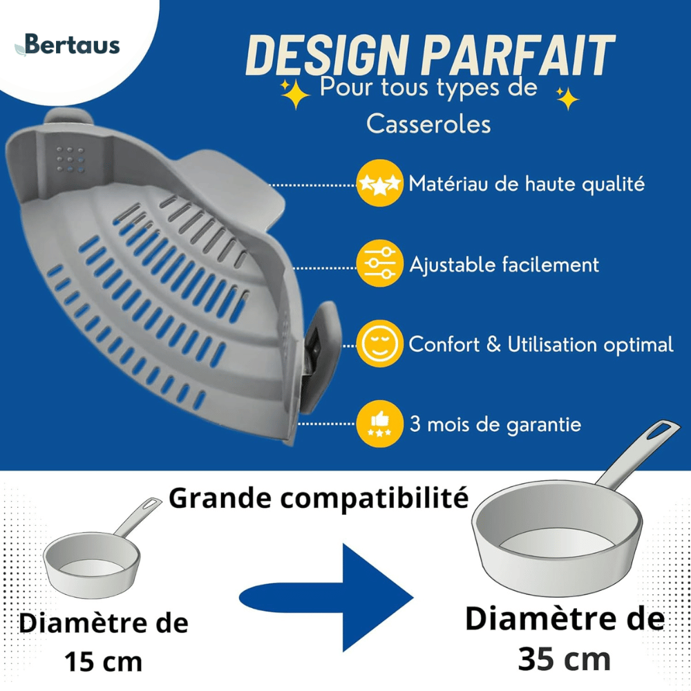 Passoire Pliable en Silicone
