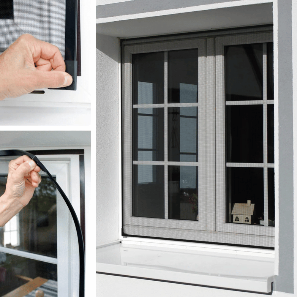 Moustiquaire magnétique pour fenêtre