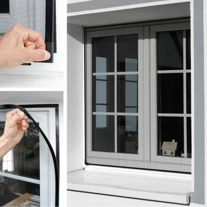 Moustiquaire magnétique pour fenêtre