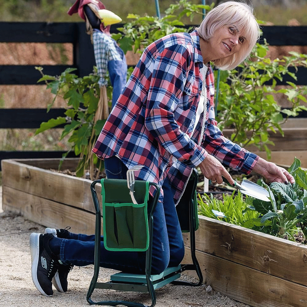 Banc agenouilloir de jardinage