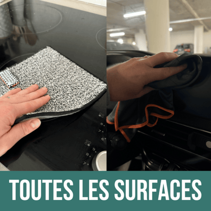 Kit de Chiffons en Microfibre Ultra-Efficace