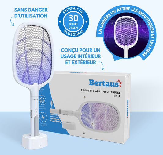 Raquette anti-moustiques JR10