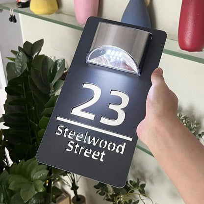 Plaque d'adresse personnalisée