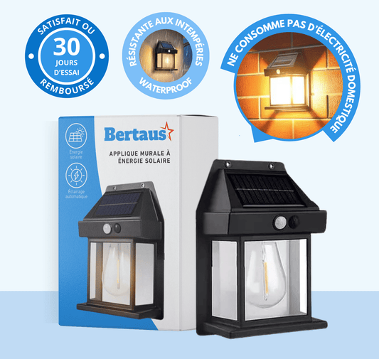 Applique murale à énergie solaire