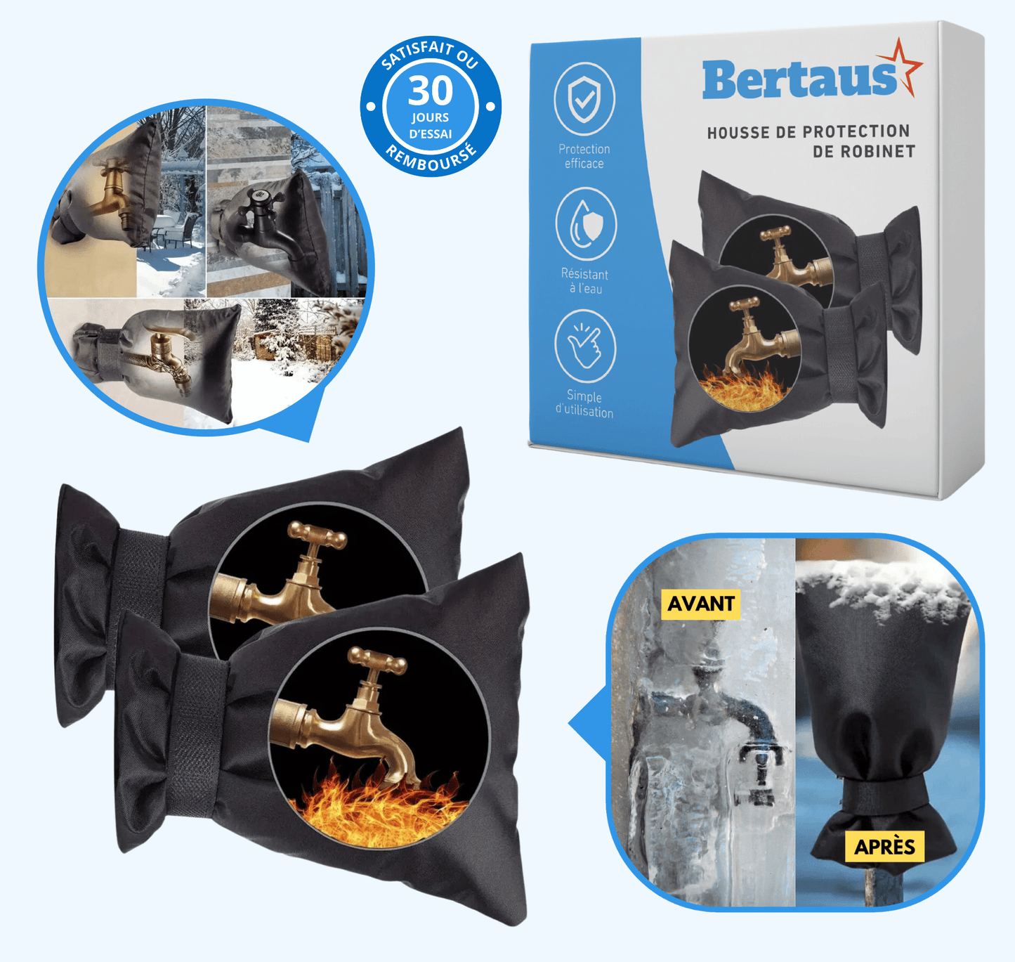 Housse de Protection de Robinet (Lot de 2)