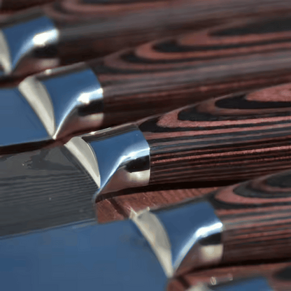Ensemble de couteaux premium asiatiques