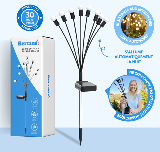 Lampe luciole à énergie solaire