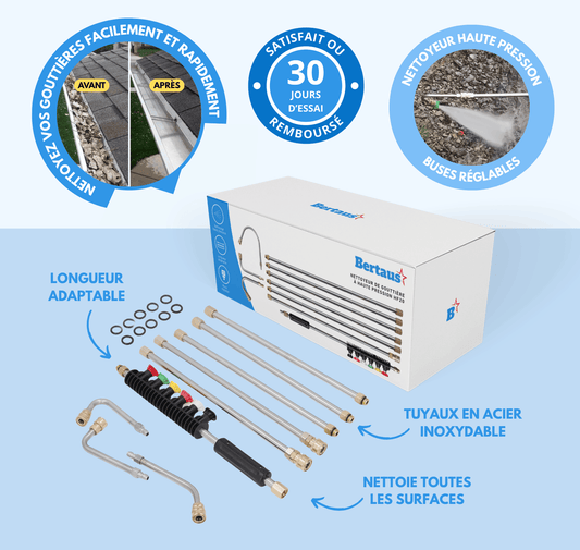 Nettoyeur de gouttière à haute pression HF20