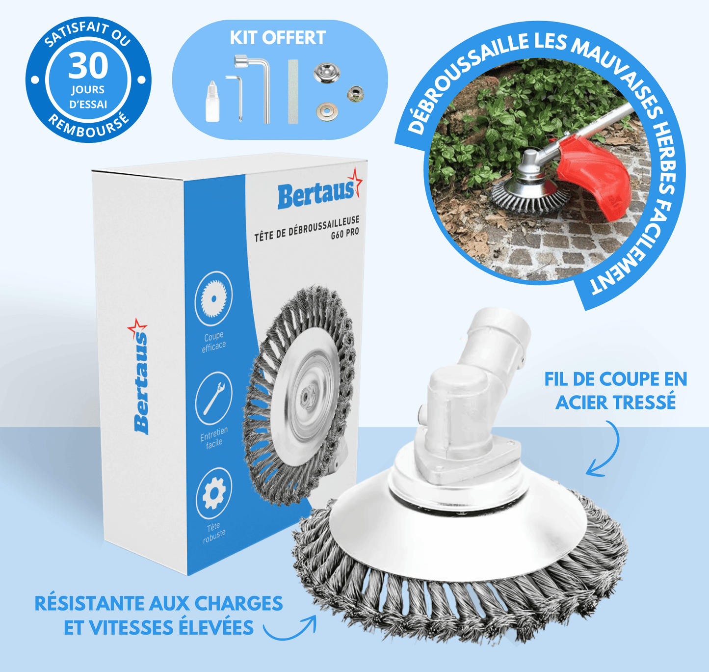 Tête de débroussailleuse G60 PRO