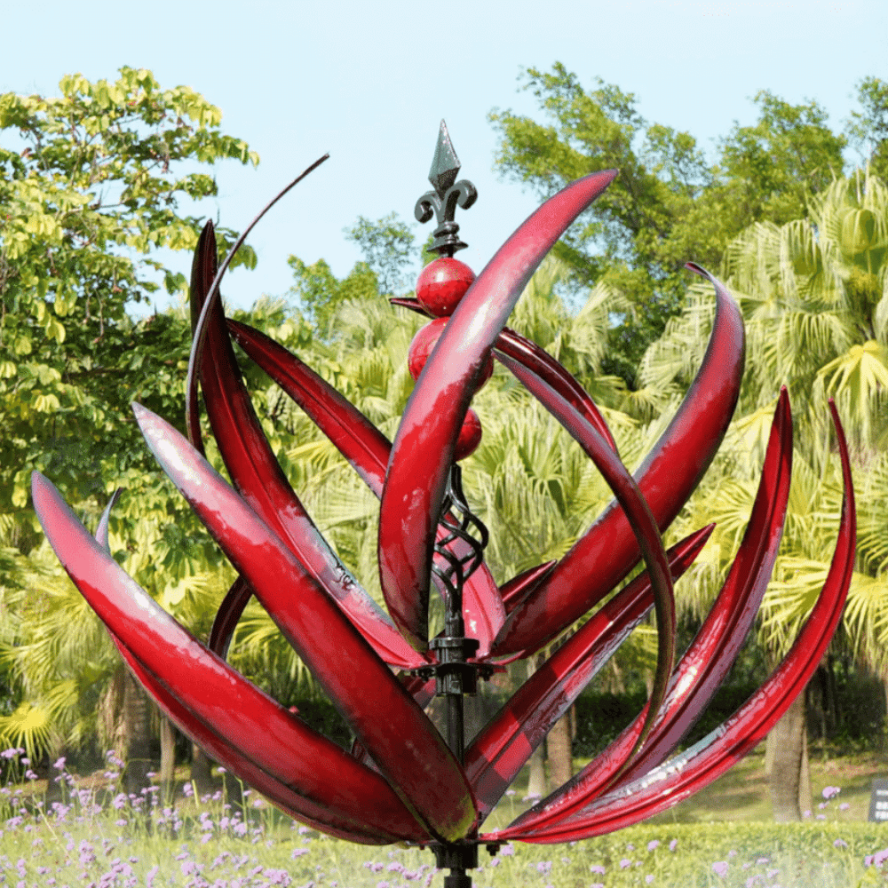 Moulin à vent en métal