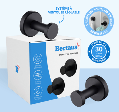 Crochets à ventouse (1 acheté = 1 offert)