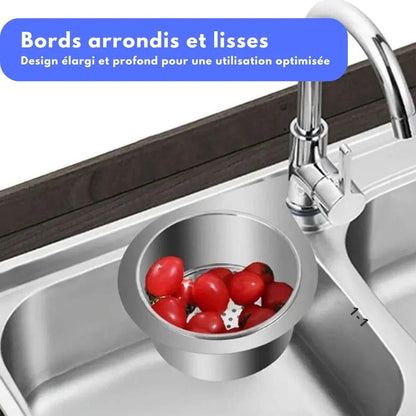 Panier d'évier en acier inoxydable