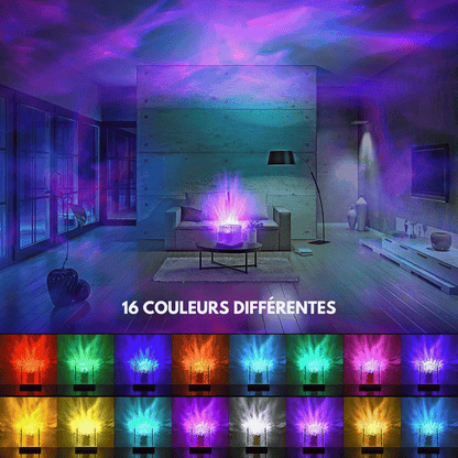 Lampe veilleuse en cristal