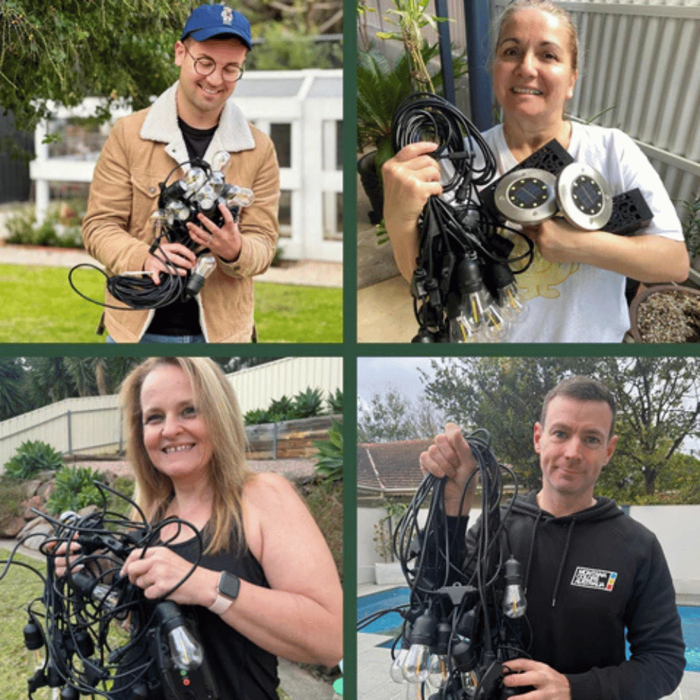 Guirlande guinguette à énergie solaire