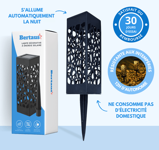 Lampe décorative à énergie solaire
