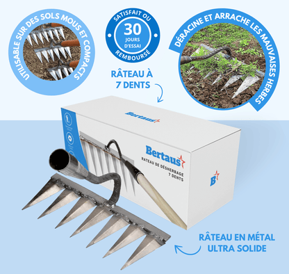 Râteau de Désherbage en Fer