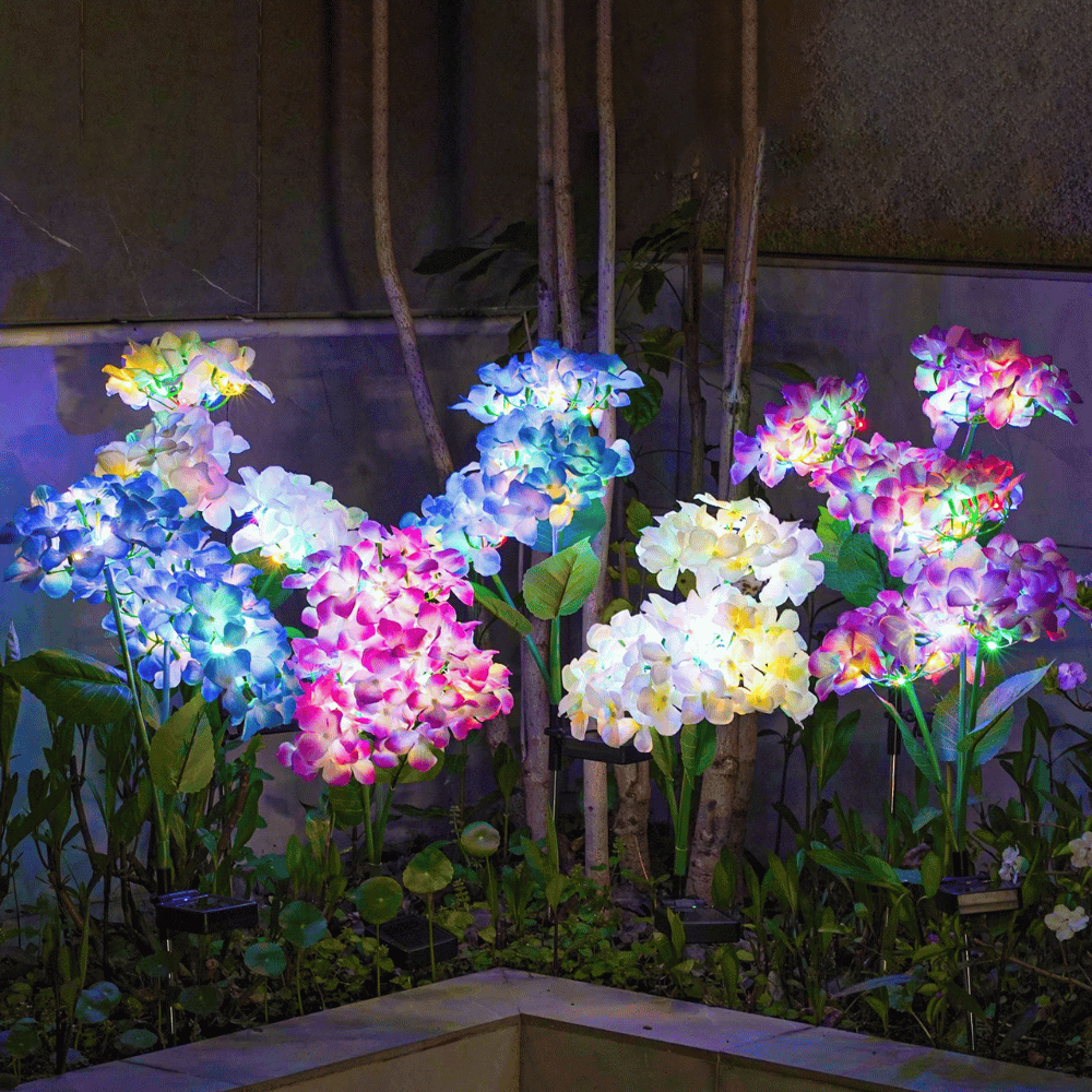 Fleur féerique à énergie solaire